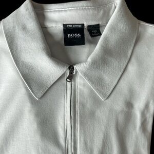 Hugo Boss Long Sleeve 1/4 zip polo